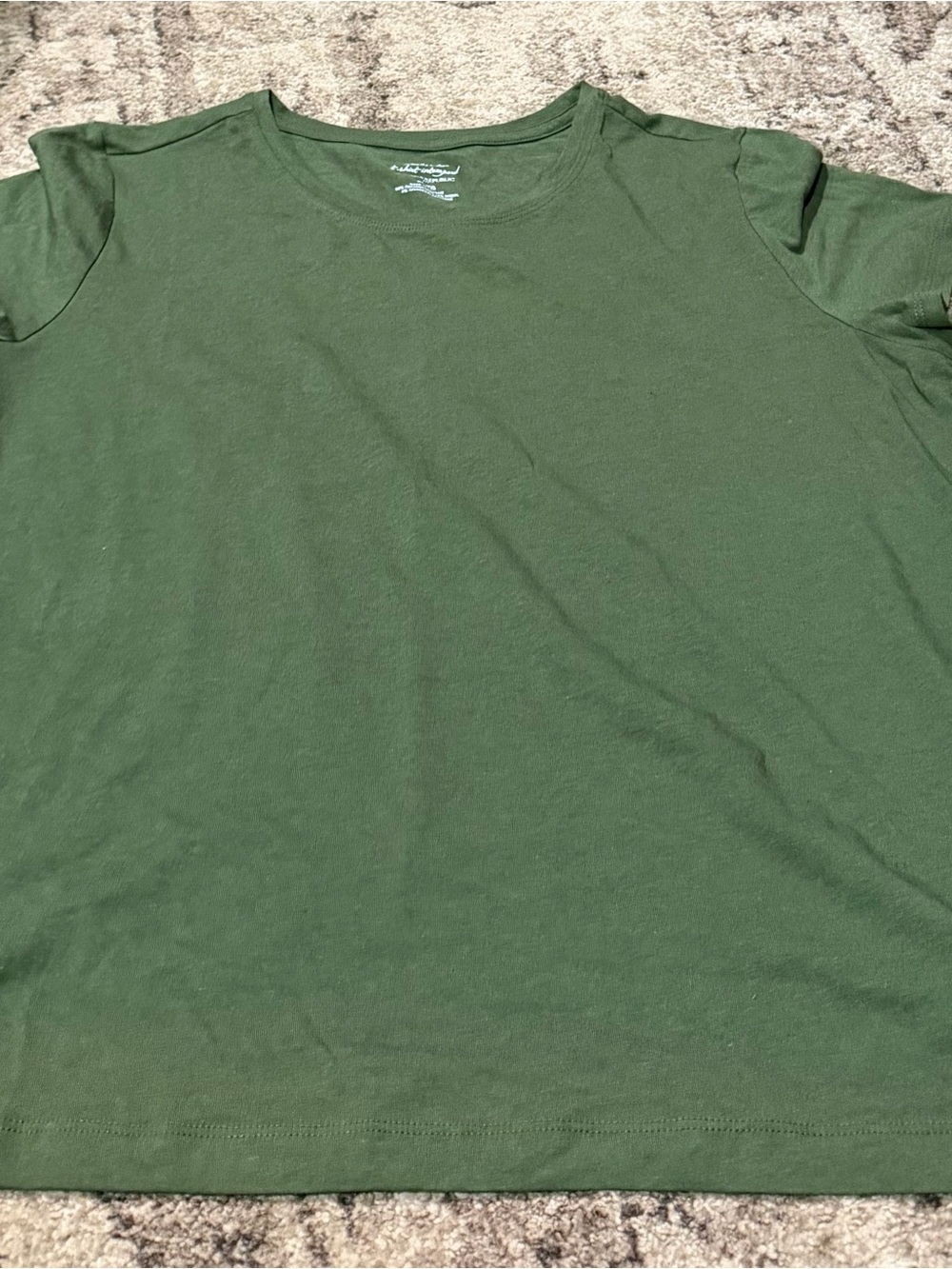 Banana Republic Olive Green Short Sleeve Crew Tee